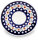 Saucer Ø 16.0 cm, H 1.80 cm, Pattern 41 – Cup Base Ø 6.20 cm