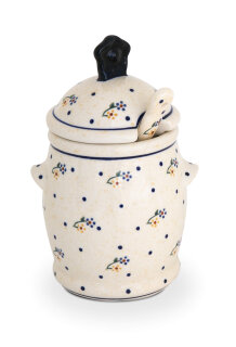 650 ml Honigtopf mit Honiglöffel im Set, Dekor 111