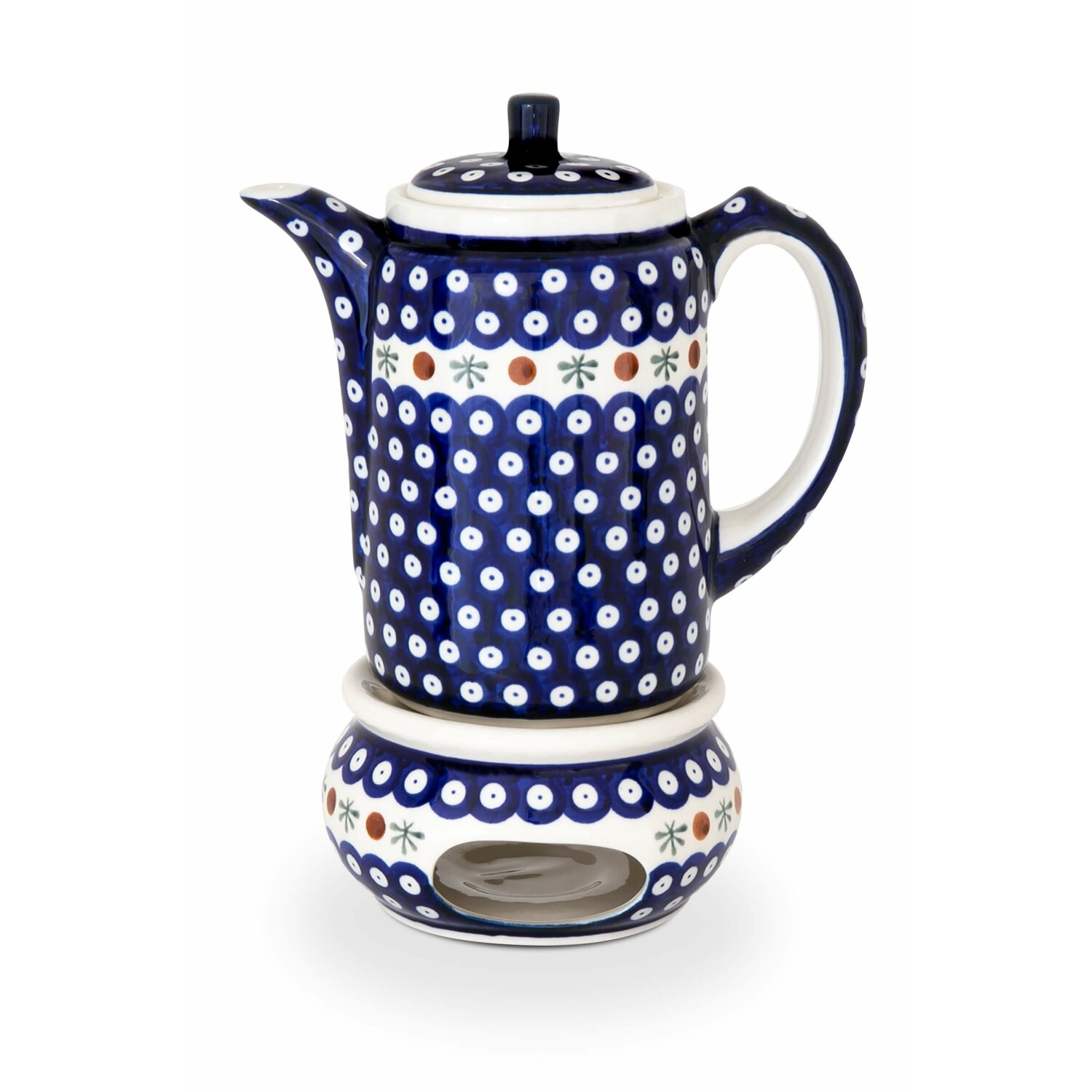 Bunzlauer Keramik Stövchen für Teekanne 1,3Liter ø16cm P089-54 Teelicht 