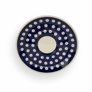 Saucer Ø 16.0 cm, H 1.80 cm, Pattern 42 – Cup base Ø 5.30 cm