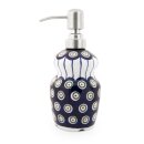Soap dispenser 0.35 litres with eye of the peacock decor