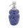 Soap dispenser 0.35 litres with blue flower decor