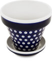 Flower pot with U-shaped bowl size 3 h=11.8/2.8cm...