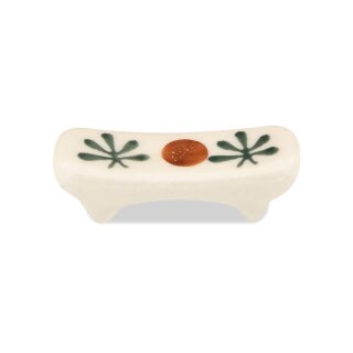 Bunzlauer Keramik Sushi-Essstäbchen Ablage 4,9x1,9x1,6, Dekor 41