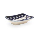 Bunzlauer Keramik Sushi- Sojasoßen Teller , Dekor 166a