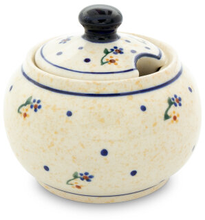 Sugar bowl round Ø=10.7 cm decor 111