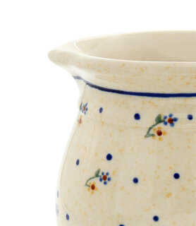 Vintage Metall Vase – Rustikales Milchkännchen Design, Shabby Chic Deko Für Bauernhaus Stil