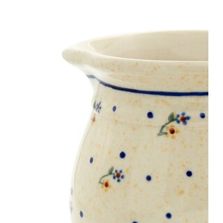 Bunzlauer Keramik Milchkanne, 1,4 Liter, Ø 18,3 cm, H 17,5 cm, Dekor 111