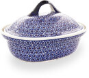 Casserole with lid small 1.2 litres decor 120