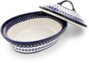 Casserole with lid small 1.2 litres decor 166a