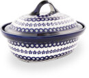 Casserole with lid small 1.2 litres decor 166a