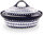 Casserole with lid small 1.2 litres decor 166a