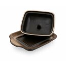 Square butter dish for 250g decor ZACIEK