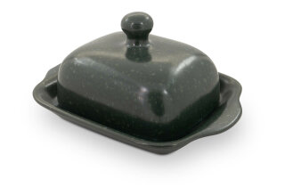 Square butter dish for 250g ZIELON decor