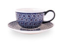 Cup with saucer H 6.0/1.8cm Ø=12.80/16.00cm 0.21 litres decor 120