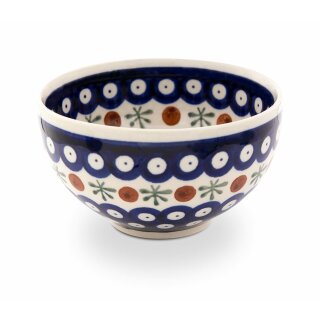 Bunzlauer Keramik Sushi- Ingwer/Reis Schüssel mit Innendekor, Dekor 41