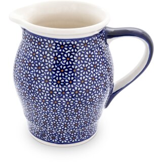 Bunzlauer Keramik Krug / Kanne, 1,4 Liter, Ø 18,3 cm, H 17,5 cm, Dekor 120