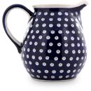 Bulbous ceramic jug 1.45 litres Ø=18.7cm h=17.0cm decor 42