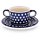 Soup cup with saucer (bouillon bowl) 0.26 litres decor 42