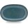 Oval serving platter / plate 27.3x16.8x3.3 cm decor zielon