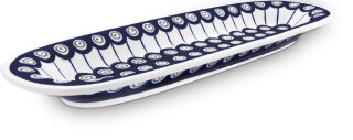 Serving plate 37.4x13.4x3.0 cm decor 8