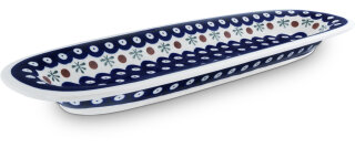 Serving plate 37.4x13.4x3.0 cm decor 41