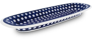 Serving plate 37.4x13.4x3.0 cm decor 42