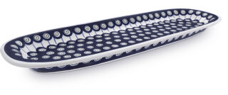 Serving plate 49.0x16.7x3.0 cm decor 8
