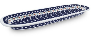 Serving plate 49.0x16.7x3.0 cm decor 41