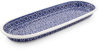 Serving plate 28.3x11.1x2.5 cm decor 120