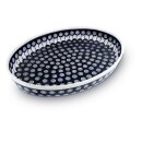 Casserole dish oval 35.5x27x6.5 cm decor 8