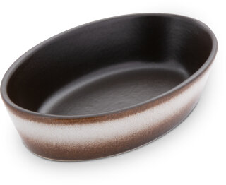Dip bowl w=15.6cm h=4.0cm decor zaciek