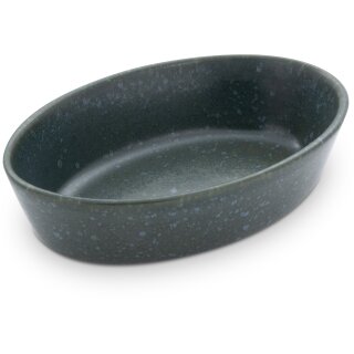 Bunzlauer Keramik Dip-Schale, B=15.6cm, H=4.0cm, Dekor ZIELON