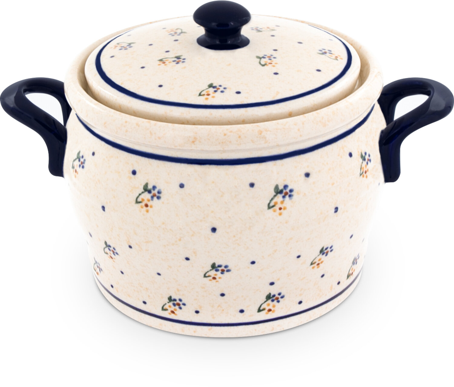 Bunzlauer Keramik Gärtopf 4 Liter Mit Wasserrinne – Sauerkraut, Rumtopf, Kimchi