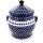 Potato pot / multi-purpose pot / ceramic pot 5 litres decor 166a