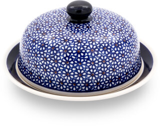Ø15.5 cm Cheese Dome / Butter Dish for Roll Butter, Practical Everyday Size, Pattern 120
