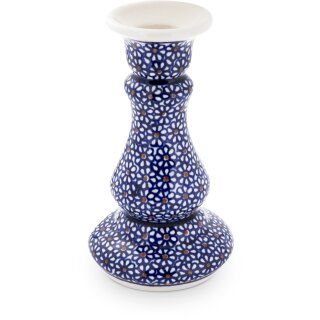 Bunzlauer Keramik Kerzenständer, D=10.1cm, H=16.7cm, Dekor 120