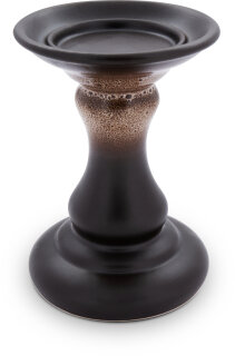 Kerzenhalter Ø13,1cm, H19,0cm für Stumpenkerzen bis Ø8cm, Dekor ZACIEK