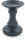 Kerzenhalter Ø13,1cm, H19,0cm für Stumpenkerzen bis Ø8cm, Dekor ZIELON