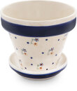 Flowerpot with u-shaped bowl size 3 h=11.8/2.8cm...