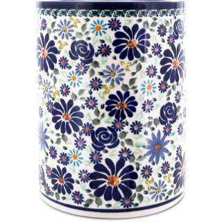 Bunzlau Pottery Spoon Pot 17,6x13,8 cm (HxD) with Premium Decor