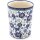 Pottery spoon pot 17.6x13.8 cm (hxd) with premium decor