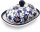 Oval butter dish for 250g (1 piece of butter) Pattern DU126