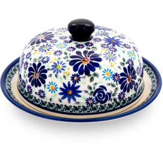 Cheese bell size m / butter dish for rolled butter - Ø=19.5 cm decor DU126