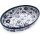Casserole dish oval 31x22x5.5 cm decor DU126