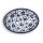 Casserole dish oval 31x22x5.5 cm decor DU126