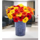 Flower vase "sophia" 1.9 litres decor no. 120