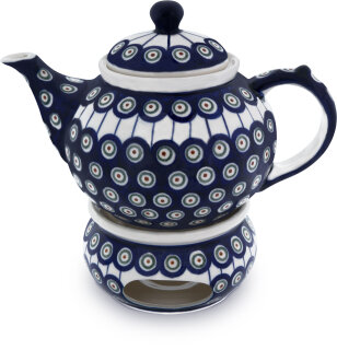 Teapot with warmer 1.25 litres decor 8