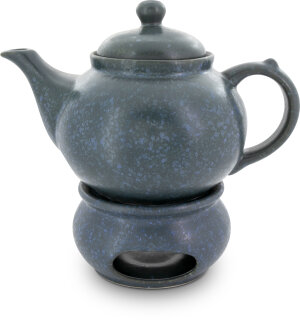 Teapot with warmer 1.25L decor ZIELON