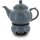 1.25 Liter retro teapot with warmer pattern Zielon (grün-granit)